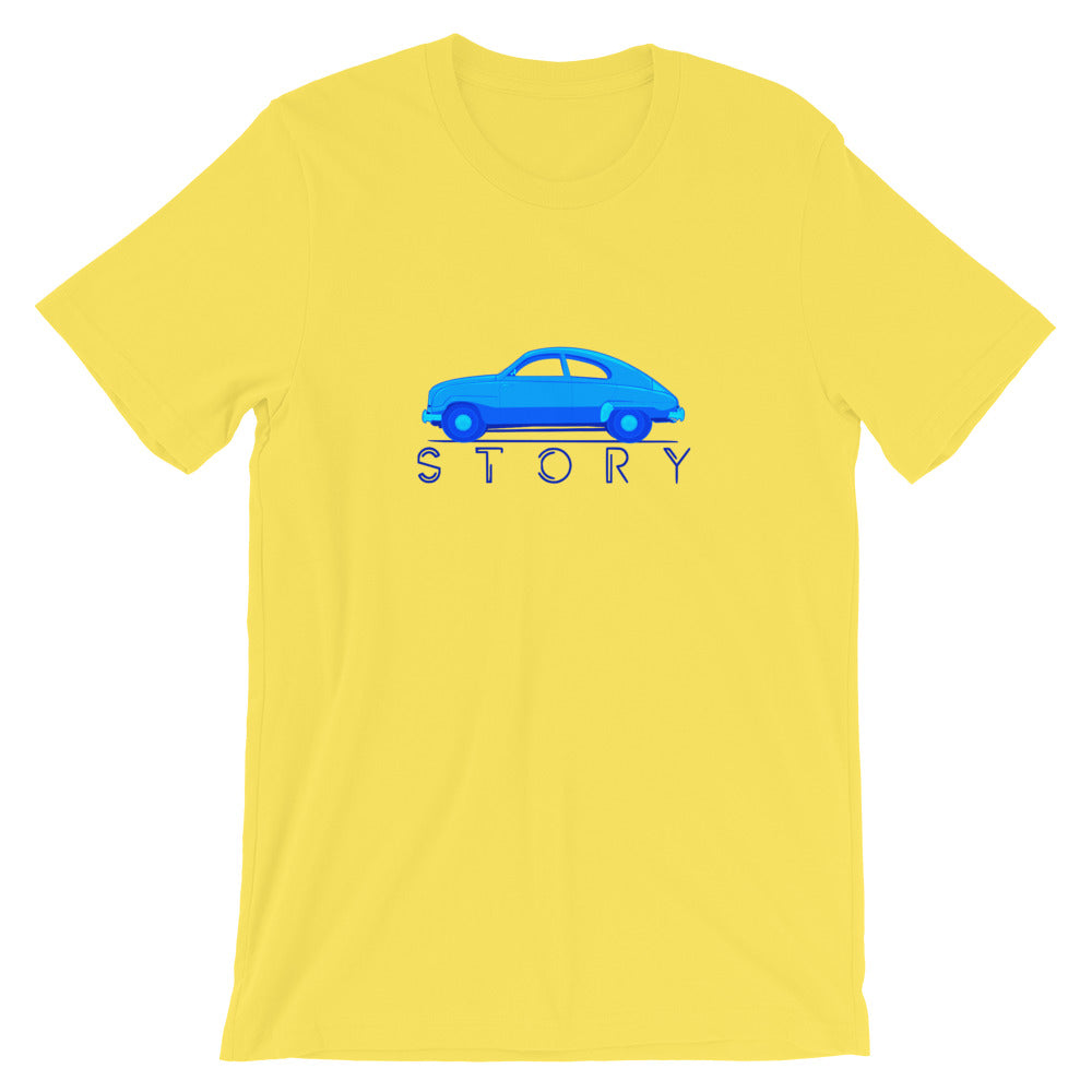 Saab Ninety Three Story Unisex T-Shirt (5 Colors Available)