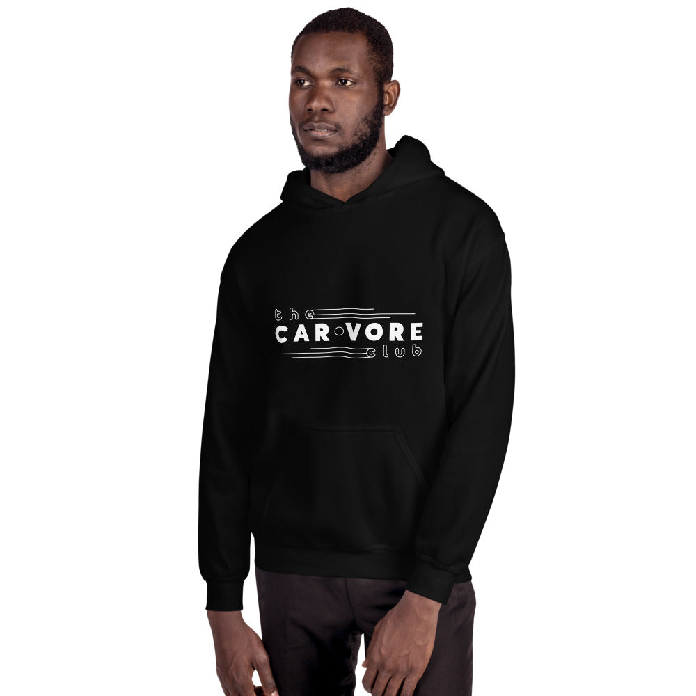 Carvore Club Logo Black Unisex Hoodie