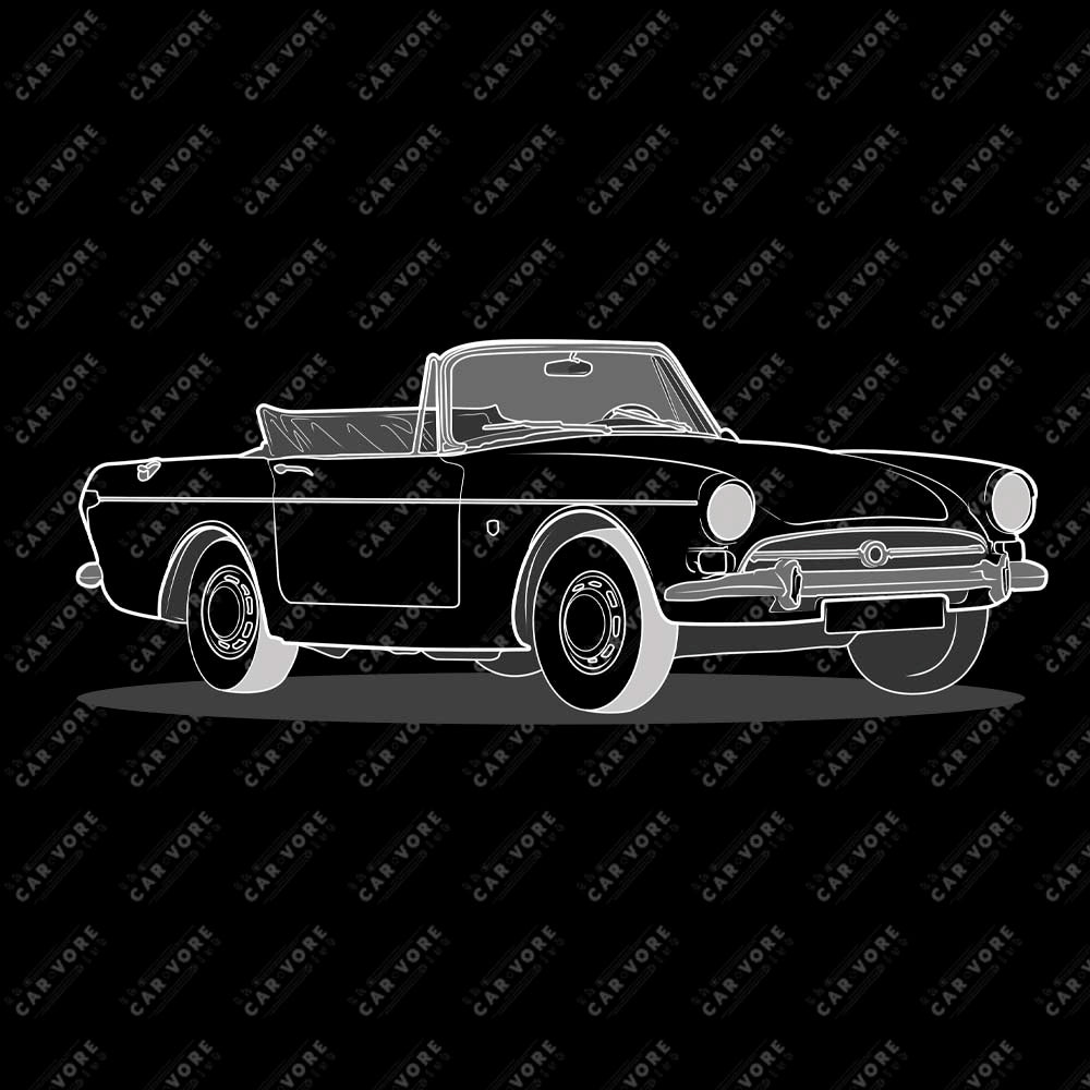 1964 Sunbeam Tiger Front Side Unisex T-Shirt (3 Colors Available)