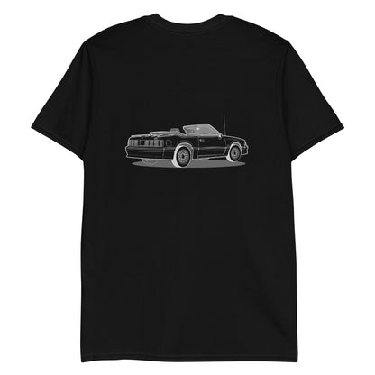 1989 Ford Mustang Convertible 5.0 Double Sided Unisex T-Shirt (3 Colors Available)