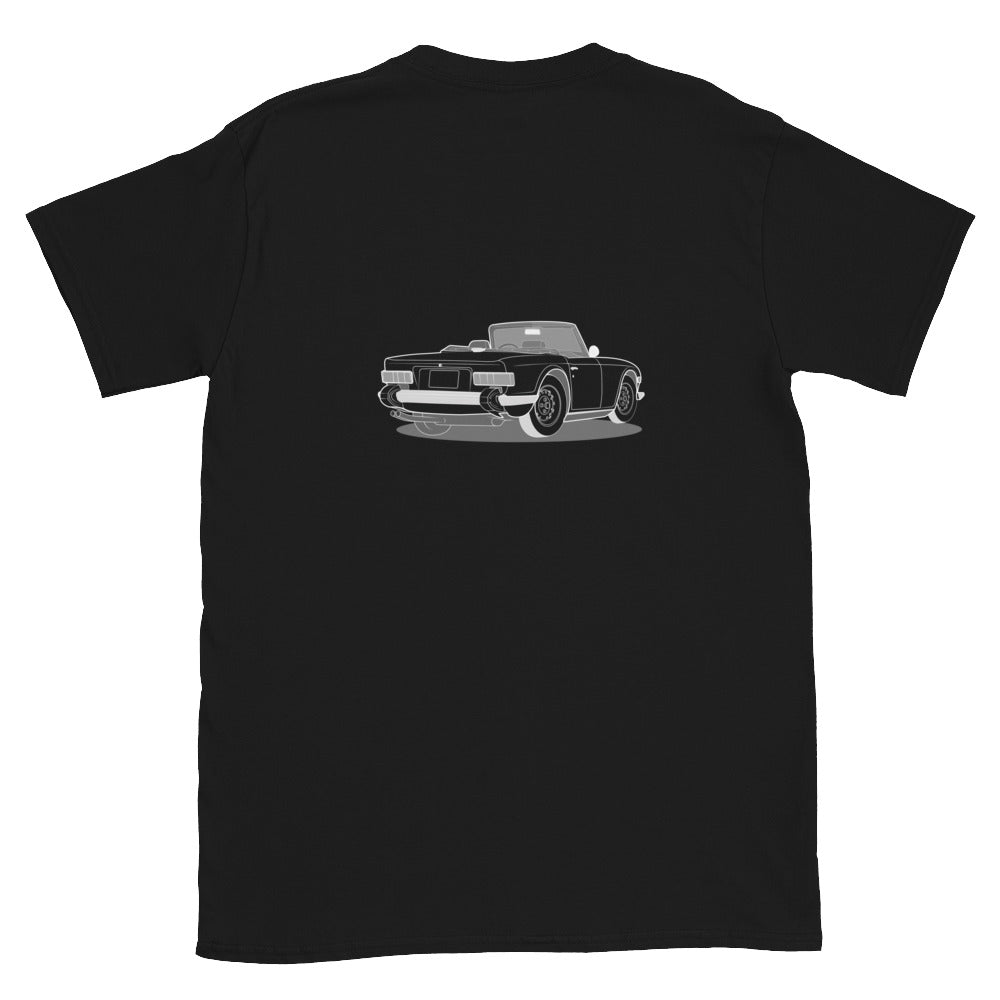 1974 Triumph TR6 Double Sided Unisex T-Shirt (3 Colors Available)