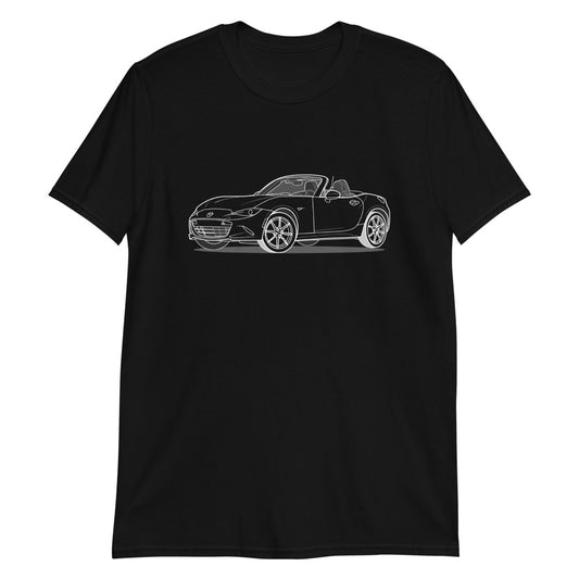 2019 Mazda Miata MX-5 Roadster Double Sided Unisex T-Shirt (2 Colors Available)