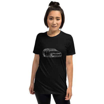 2010 BMW 328 Wagon E91 Front Side Unisex T-Shirt (2 Colors Available)