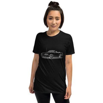 1989 Ford Mustang Convertible 5.0 Double Sided Unisex T-Shirt (3 Colors Available)