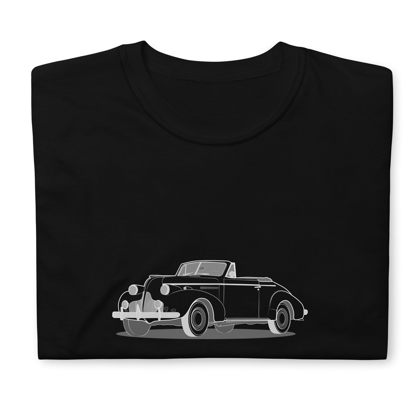1939 Buick Special 46C Convertible Front Side Unisex T-Shirt (3 Colors Available)