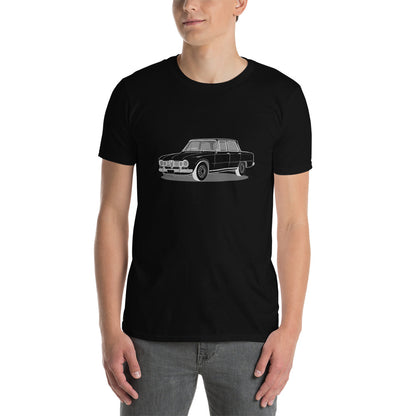 1967 Alfa Romeo Giulia Super Sedan Double Sided Unisex T-Shirt (3 Colors Available)