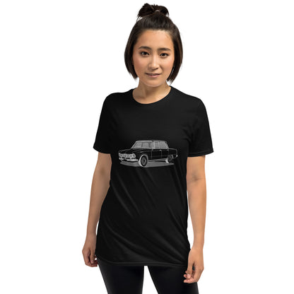 1967 Alfa Romeo Giulia Super Sedan Double Sided Unisex T-Shirt (3 Colors Available)