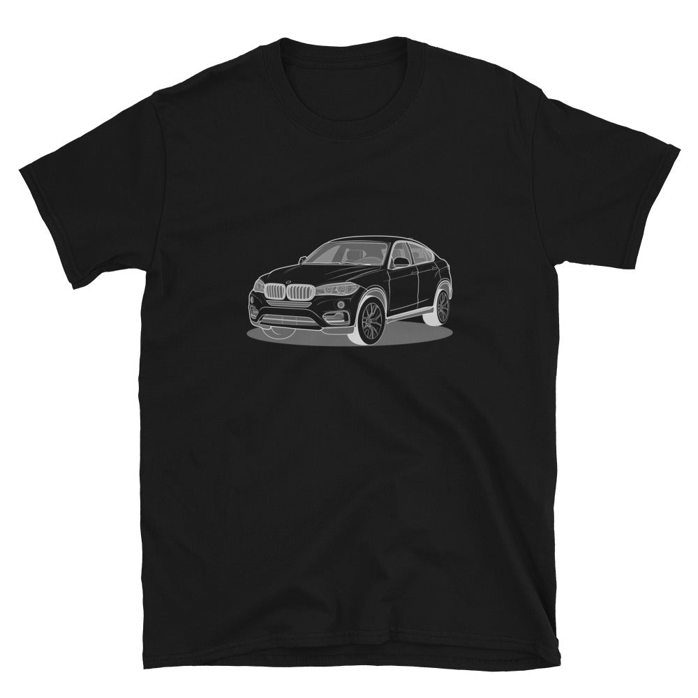 2016 BMW X6 XDrive 40D F16 Front Side Unisex T-Shirt (3 Colors Available)