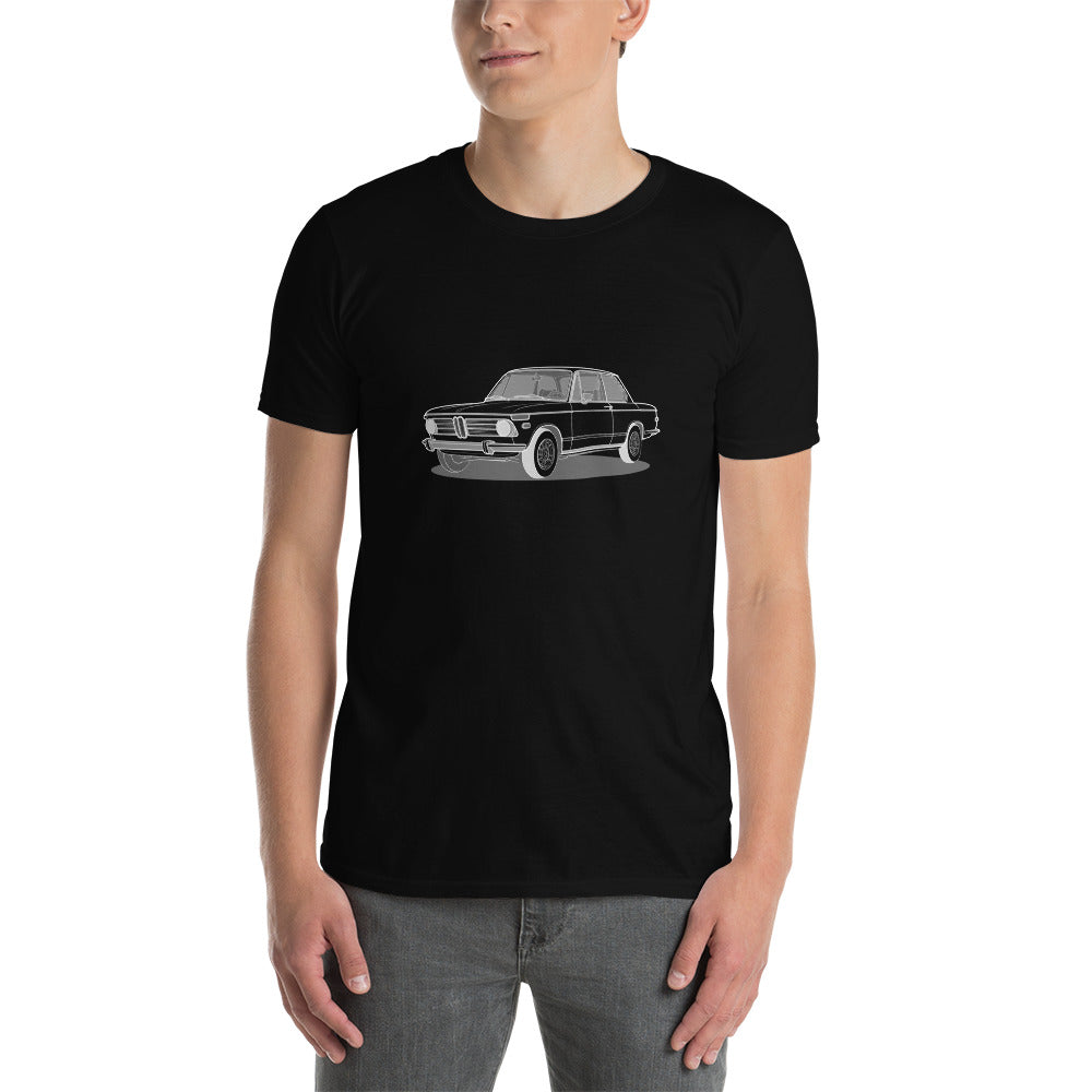 1973 BMW 2002 Front Side Unisex T-Shirt (3 Colors Available)