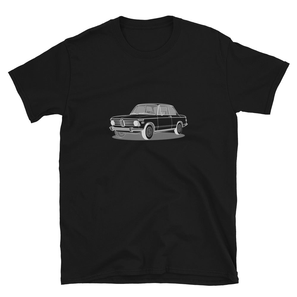 1973 BMW 2002 Front Side Unisex T-Shirt (3 Colors Available)