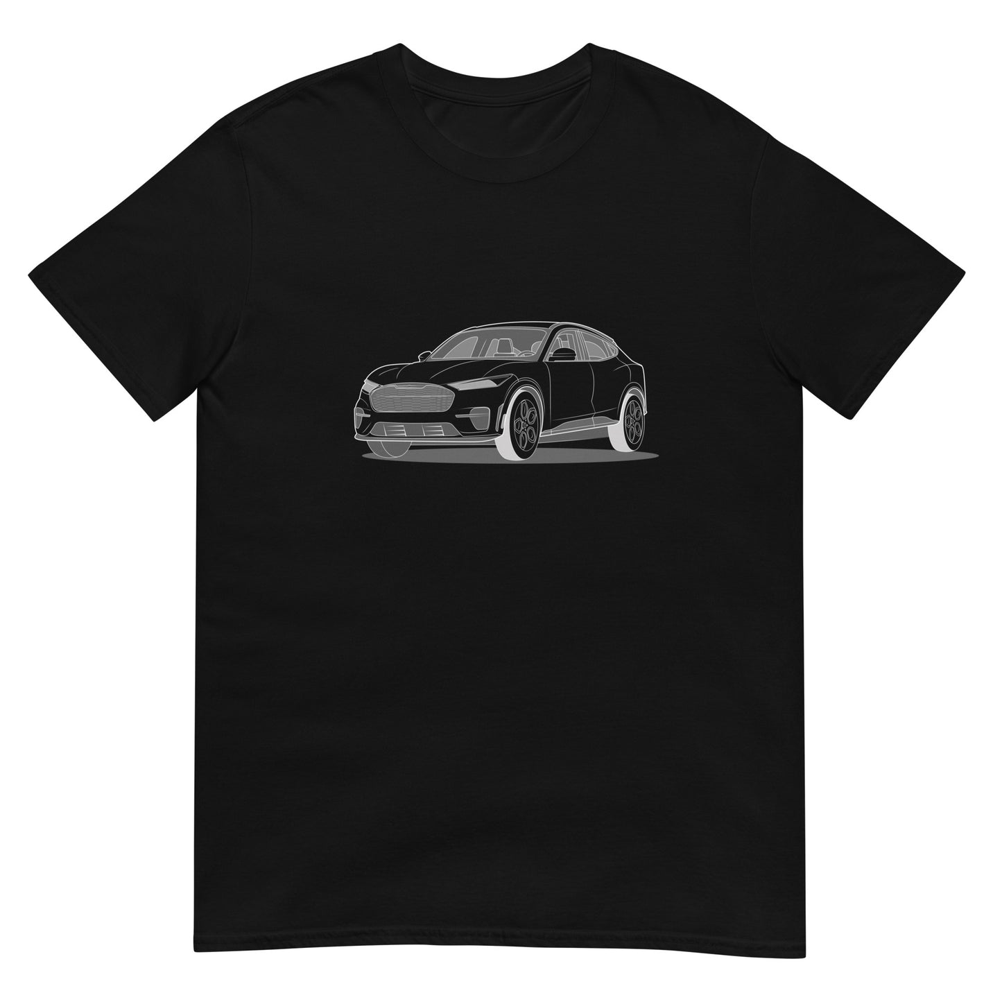 2021 Ford Mustang Mach-E GT Front Side Unisex T-Shirt (3 Colors Available)