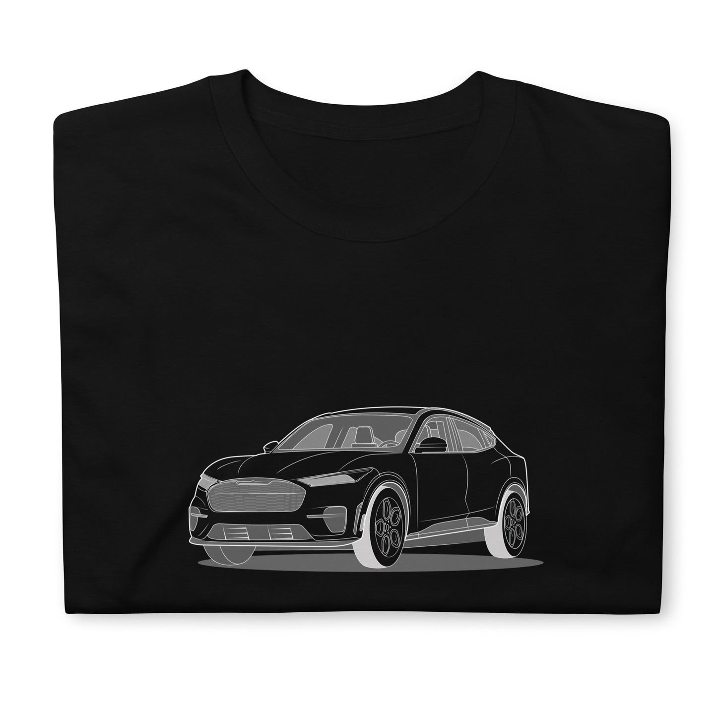 2021 Ford Mustang Mach-E GT Front Side Unisex T-Shirt (3 Colors Available)