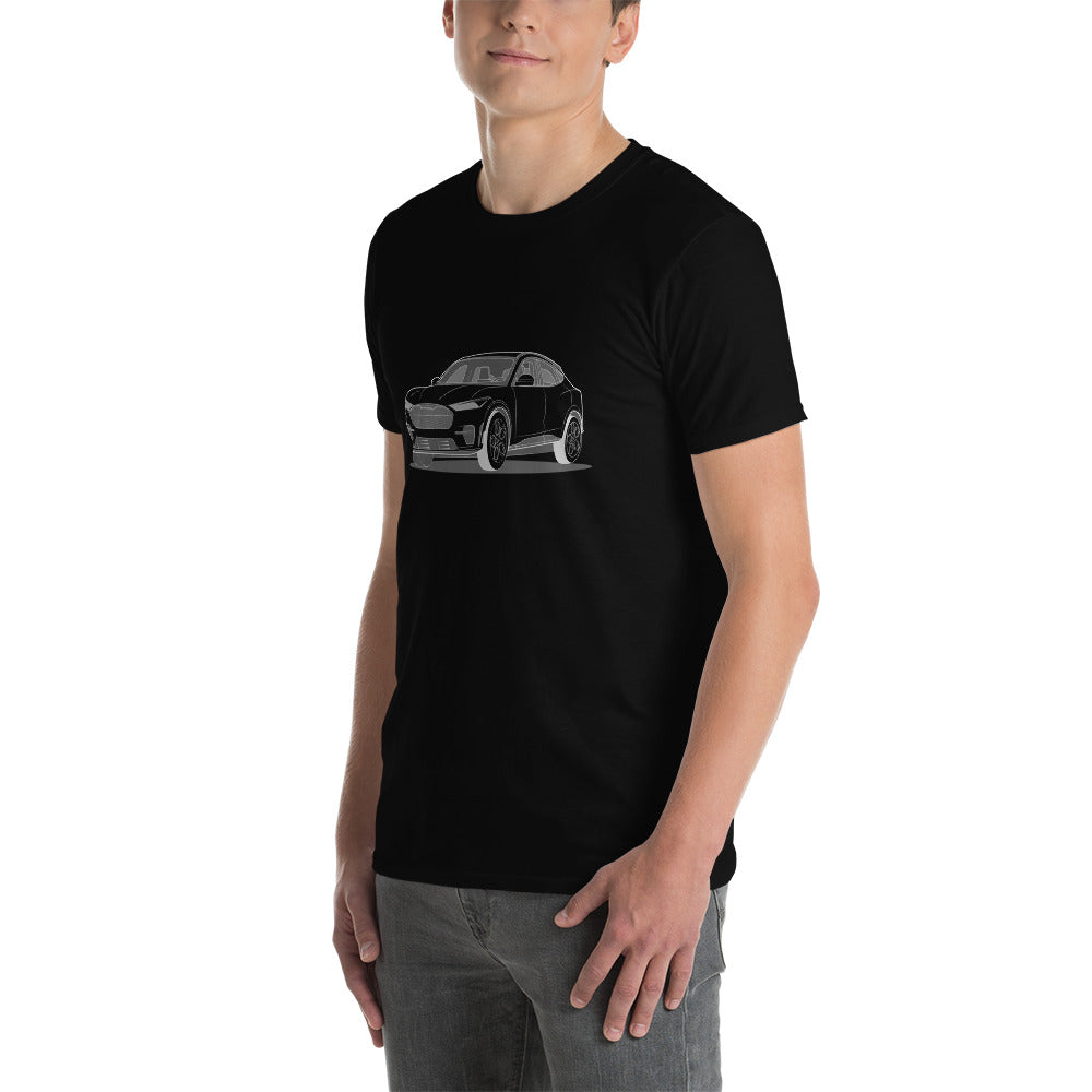 2021 Ford Mustang Mach-E GT Front Side Unisex T-Shirt (3 Colors Available)