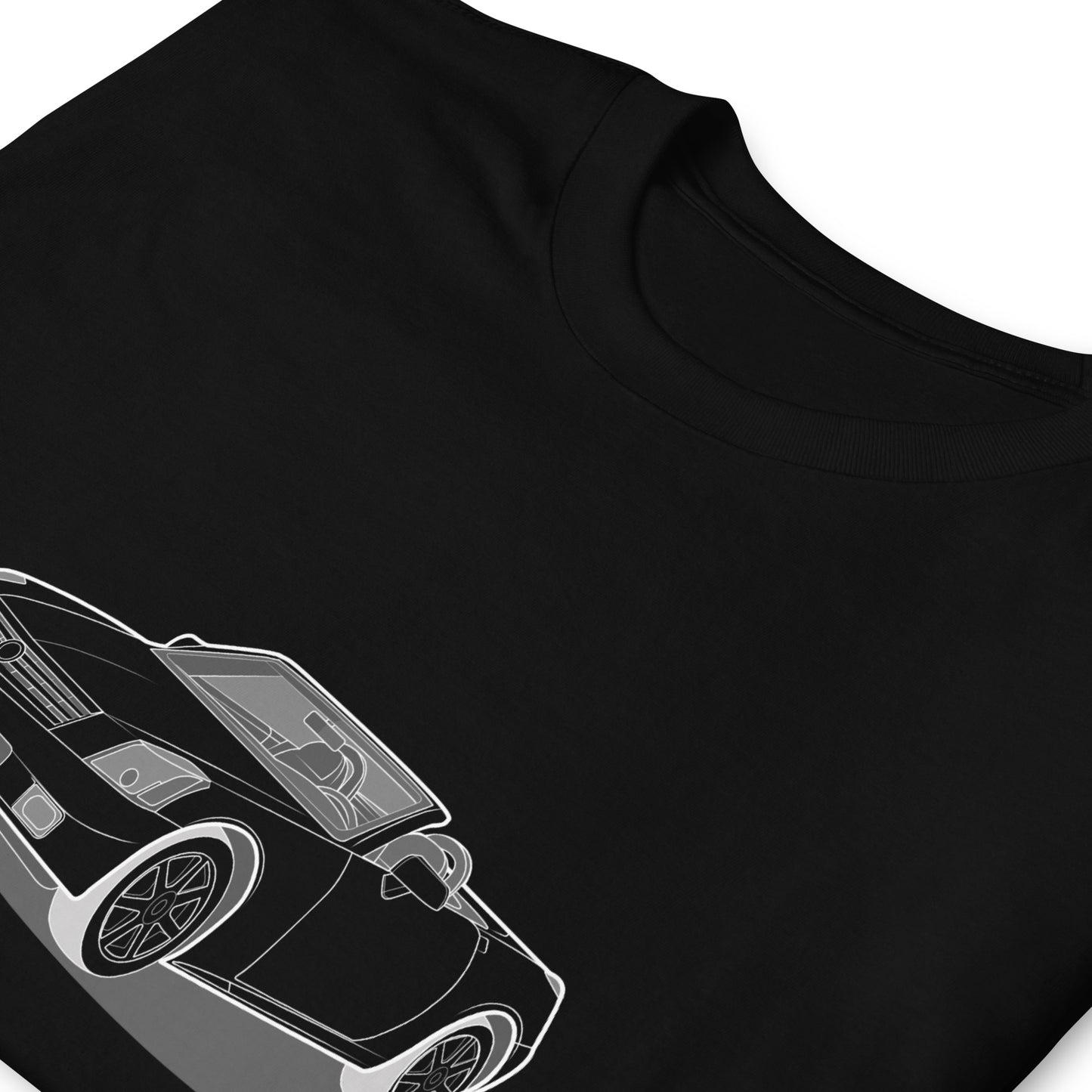 2006 XLR Front Side Unisex T-Shirt For Cadillac Enthusiasts (3 Colors Available)