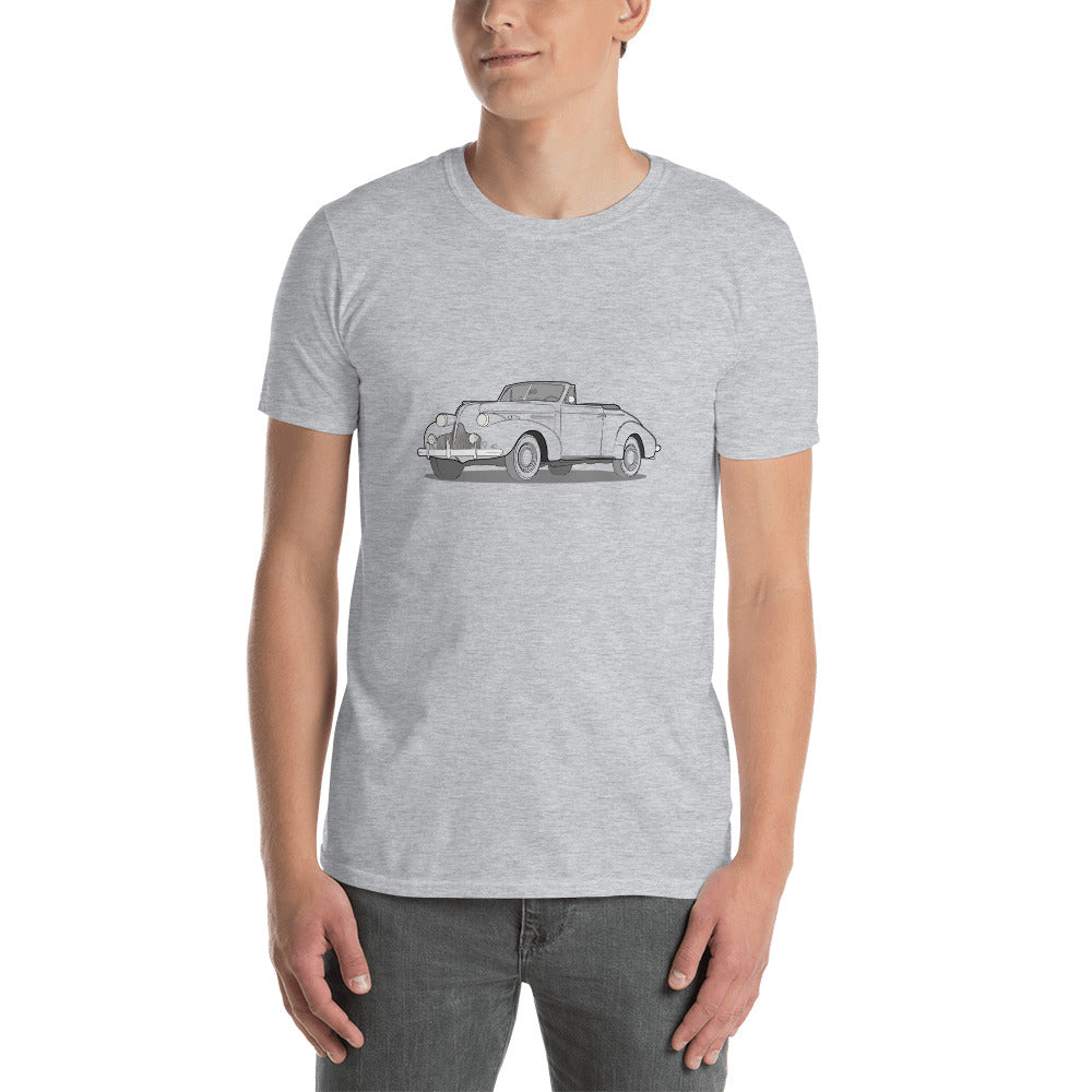 1939 Buick Special 46C Convertible Front Side Unisex T-Shirt (3 Colors Available)