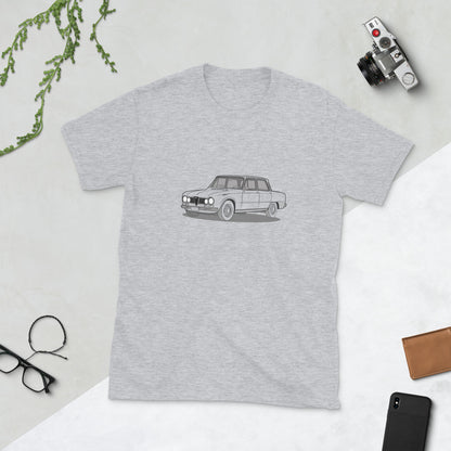 1967 Alfa Romeo Giulia Super Sedan Double Sided Unisex T-Shirt (3 Colors Available)