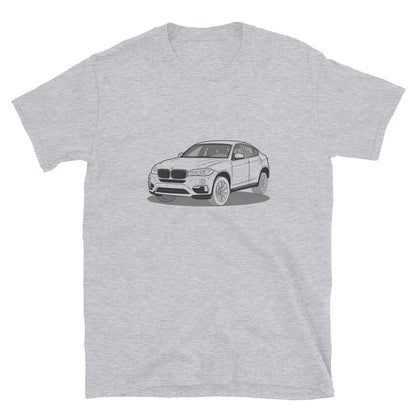 2016 BMW X6 XDrive 40D F16 Front Side Unisex T-Shirt (3 Colors Available)