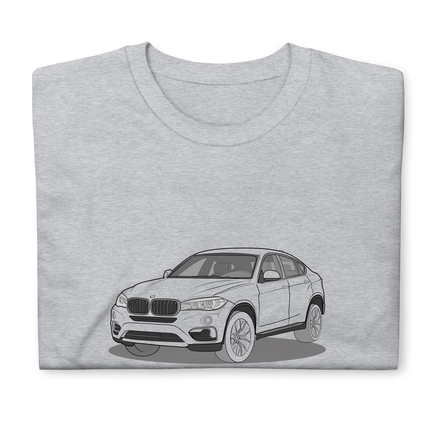 2016 BMW X6 XDrive 40D F16 Front Side Unisex T-Shirt (3 Colors Available)