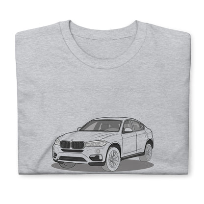 2016 BMW X6 XDrive 40D F16 Front Side Unisex T-Shirt (3 Colors Available)