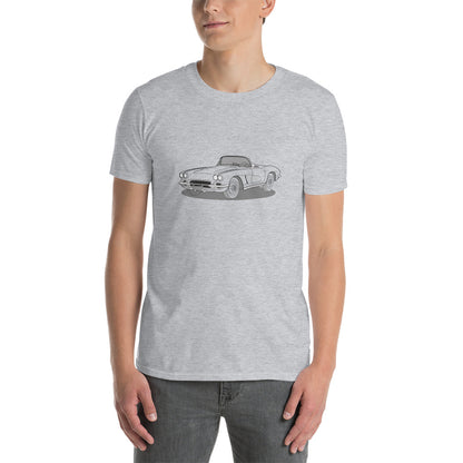 1962 Chevrolet Corvette C1 Double Sided Unisex T-Shirt  (3 Colors Available)