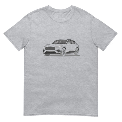 2021 Ford Mustang Mach-E GT Front Side Unisex T-Shirt (3 Colors Available)