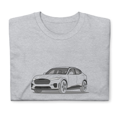 2021 Ford Mustang Mach-E GT Front Side Unisex T-Shirt (3 Colors Available)