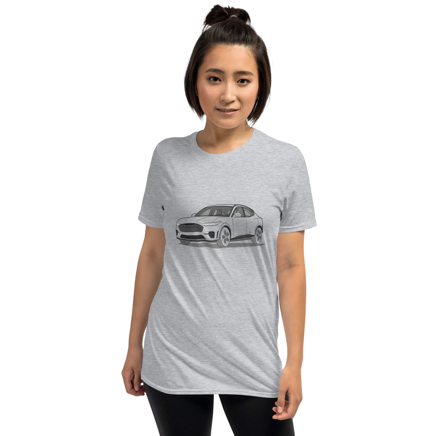 2021 Ford Mustang Mach-E GT Front Side Unisex T-Shirt (3 Colors Available)