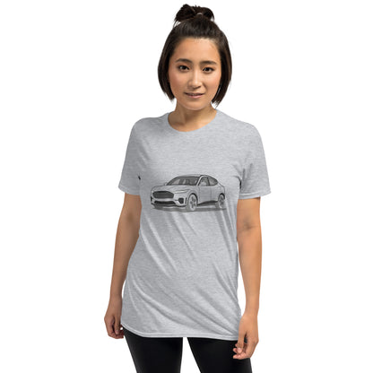 2021 Ford Mustang Mach-E GT Front Side Unisex T-Shirt (3 Colors Available)