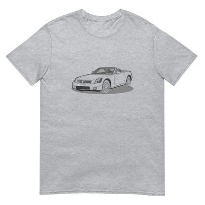 2006 XLR Front Side Unisex T-Shirt For Cadillac Enthusiasts (3 Colors Available)