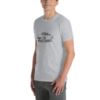 1973 MG B Front Side Unisex T-Shirt (3 Colors Available)