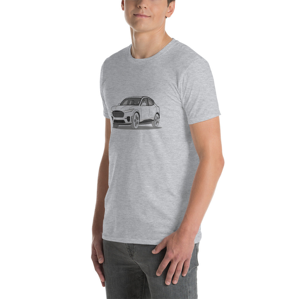 2021 Ford Mustang Mach-E GT Front Side Unisex T-Shirt (3 Colors Available)