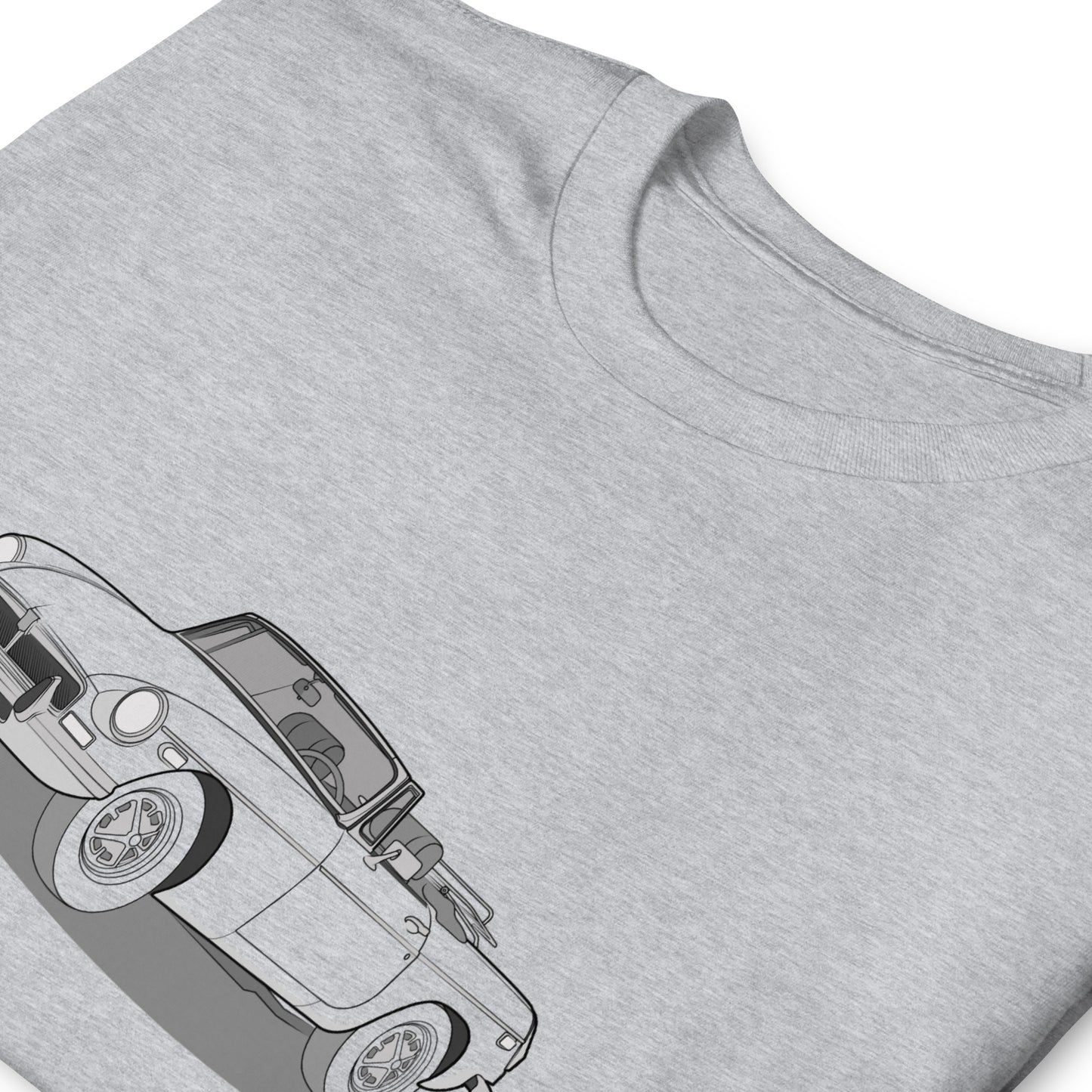 1973 MG B Front Side Unisex T-Shirt (3 Colors Available)