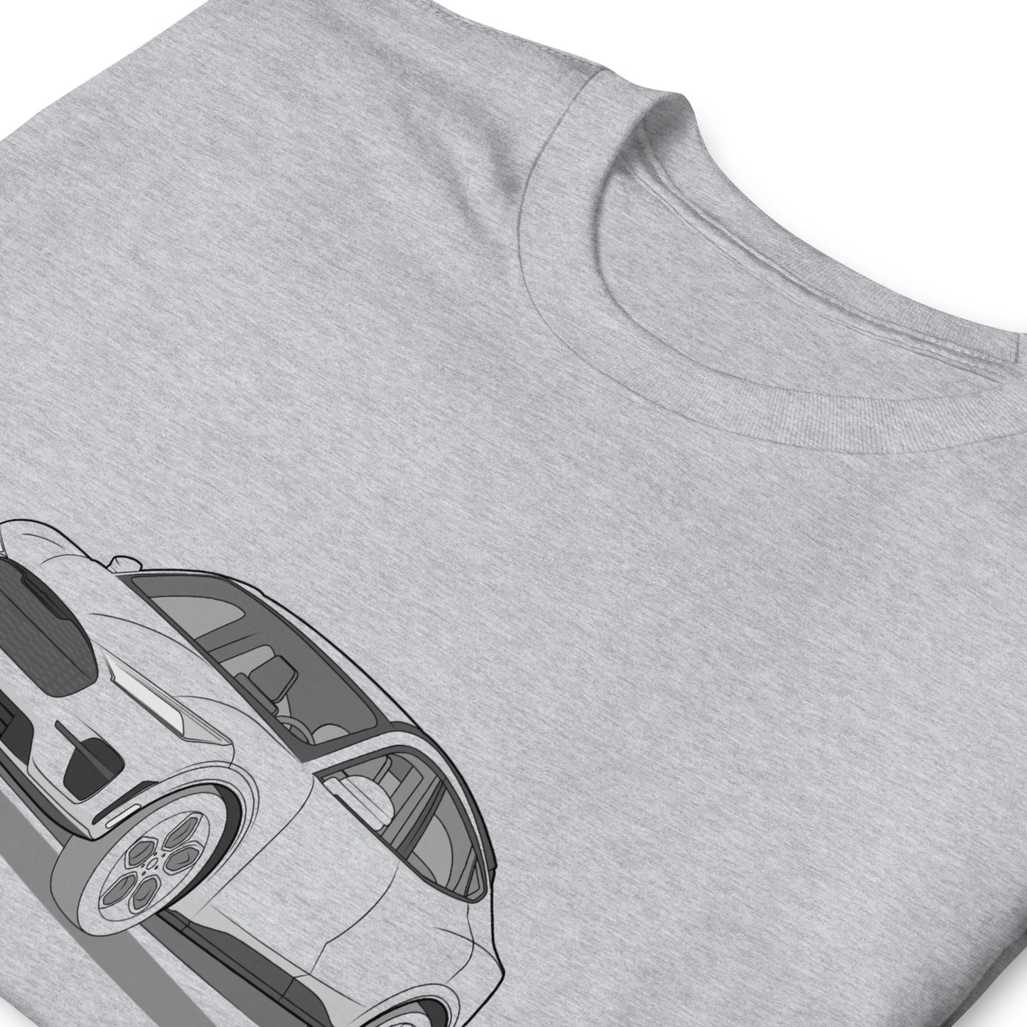 2021 Ford Mustang Mach-E GT Front Side Unisex T-Shirt (3 Colors Available)