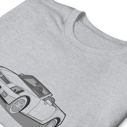 2006 XLR Front Side Unisex T-Shirt For Cadillac Enthusiasts (3 Colors Available)