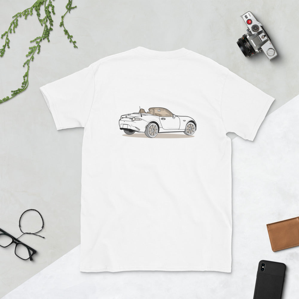 2019 Mazda Miata MX-5 Roadster Double Sided Unisex T-Shirt (2 Colors Available)