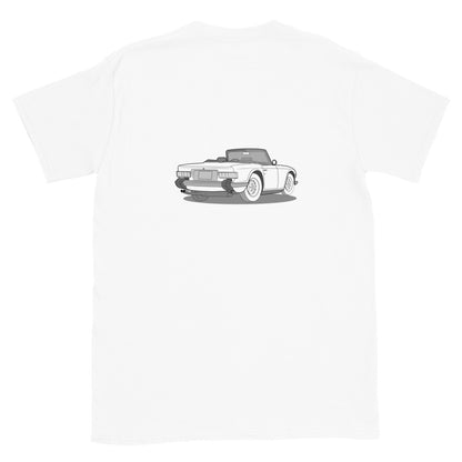 1974 Triumph TR6 Double Sided Unisex T-Shirt (3 Colors Available)