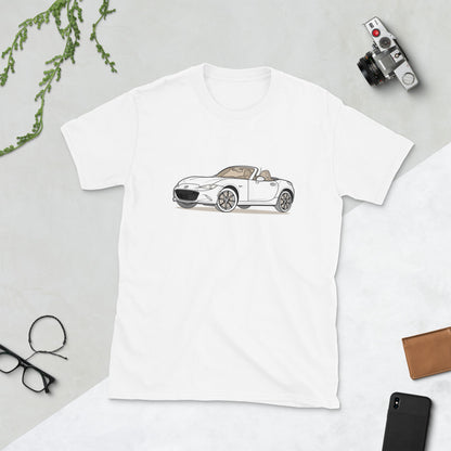 2019 Mazda Miata MX-5 Roadster Double Sided Unisex T-Shirt (2 Colors Available)