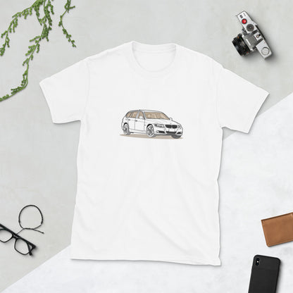 2010 BMW 328 Wagon E91 Front Side Unisex T-Shirt (2 Colors Available)