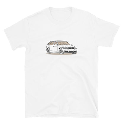 2010 BMW 328 Wagon E91 Front Side Unisex T-Shirt (2 Colors Available)