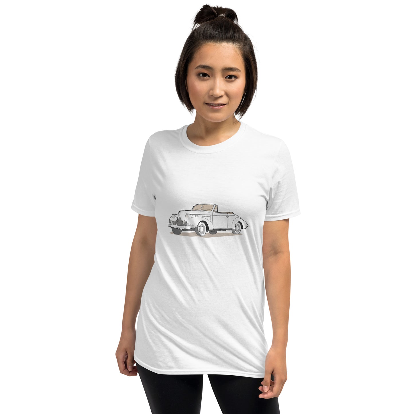 1939 Buick Special 46C Convertible Front Side Unisex T-Shirt (3 Colors Available)