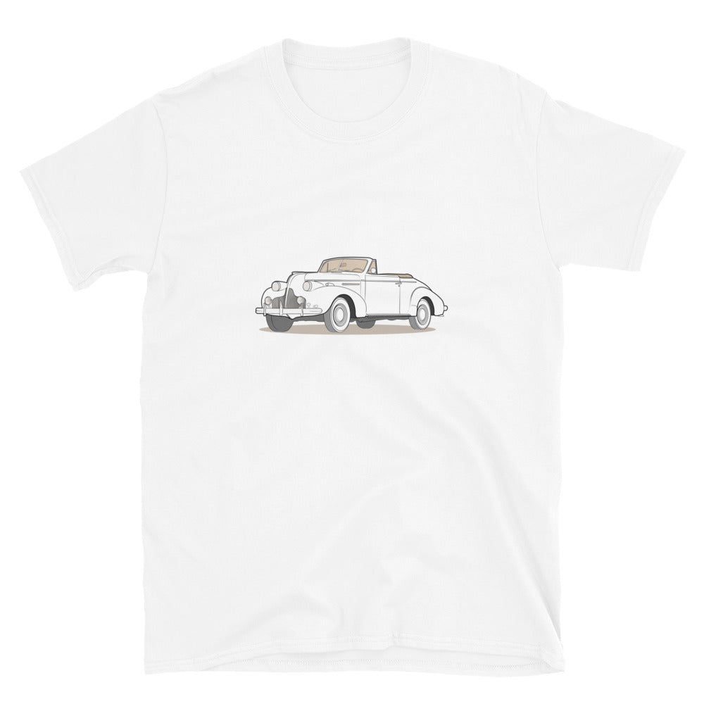 1939 Buick Special 46C Convertible Front Side Unisex T-Shirt (3 Colors Available)