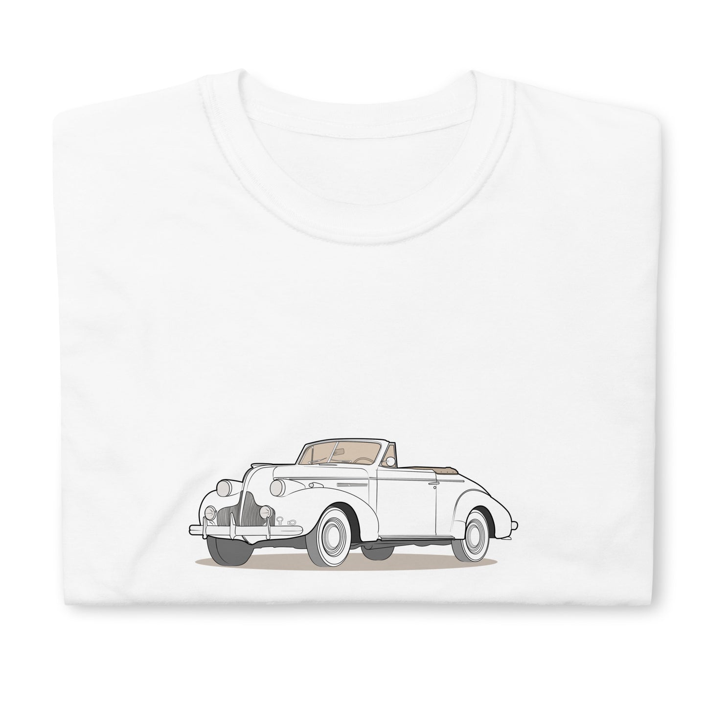 1939 Buick Special 46C Convertible Front Side Unisex T-Shirt (3 Colors Available)