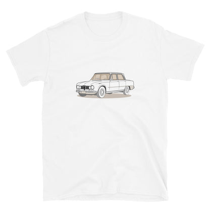 1967 Alfa Romeo Giulia Super Sedan Double Sided Unisex T-Shirt (3 Colors Available)