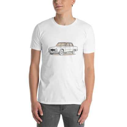 1967 Alfa Romeo Giulia Super Sedan Double Sided Unisex T-Shirt (3 Colors Available)