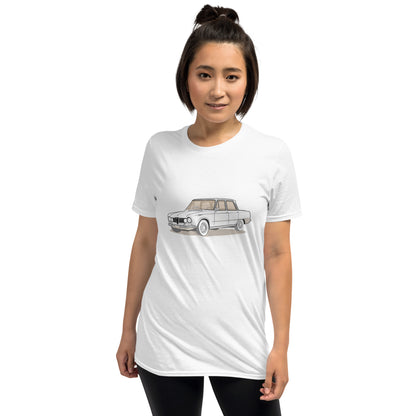 1967 Alfa Romeo Giulia Super Sedan Double Sided Unisex T-Shirt (3 Colors Available)