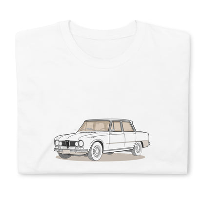 1967 Alfa Romeo Giulia Super Sedan Double Sided Unisex T-Shirt (3 Colors Available)
