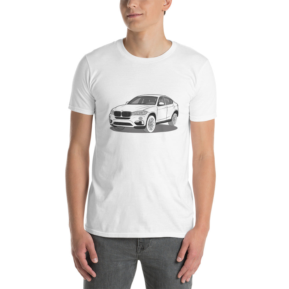 2016 BMW X6 XDrive 40D F16 Front Side Unisex T-Shirt (3 Colors Available)