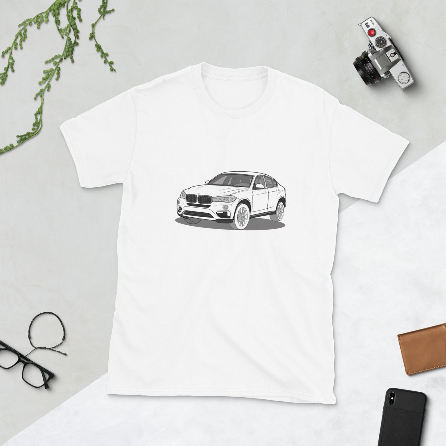 2016 BMW X6 XDrive 40D F16 Front Side Unisex T-Shirt (3 Colors Available)