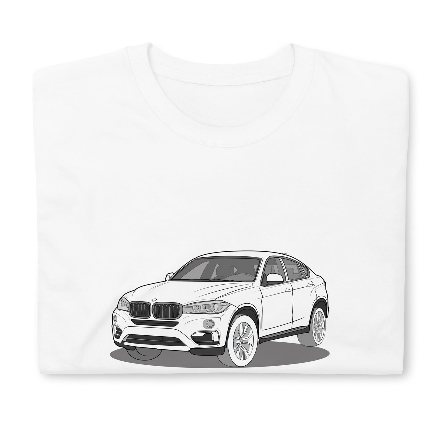 2016 BMW X6 XDrive 40D F16 Front Side Unisex T-Shirt (3 Colors Available)
