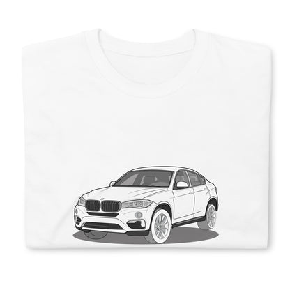 2016 BMW X6 XDrive 40D F16 Front Side Unisex T-Shirt (3 Colors Available)